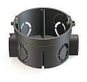 Коробка уст. D68х42мм блочная черный PLEXUP-Коробки монтажные скрытой установки - купить по низкой цене в интернет-магазине, характеристики, отзывы | АВС-электро