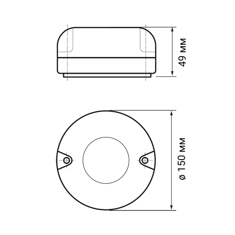 Светильник ЖКХ (LED) 10Вт 760лм 4000К IP65 акустич бел Jazzway