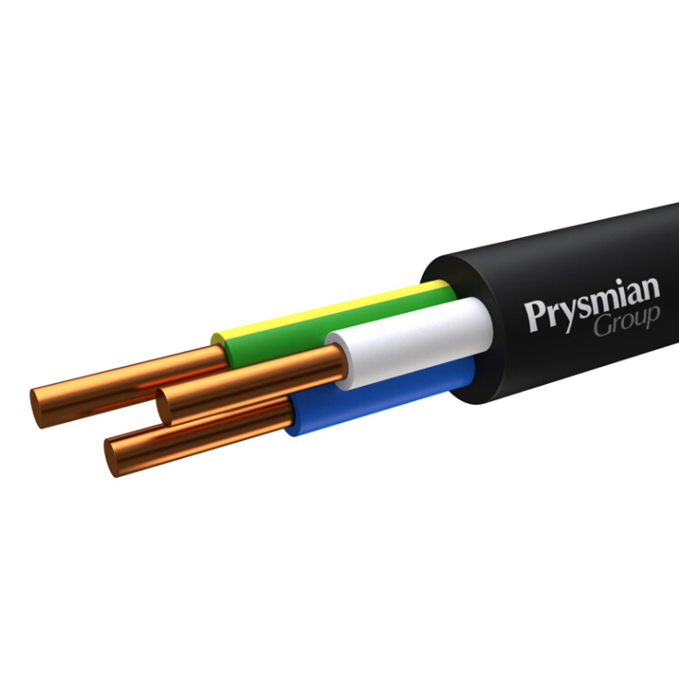 Кабель медный силовой ВВГнг(А)-LS     3х10 ок(N,PE)-0,66 РЭК- PRYSMIAN