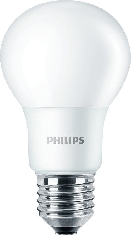 Лампа светодиод. (LED) Груша A60 Е27  7,5Вт 4000К 806лм 230В матов. Philips