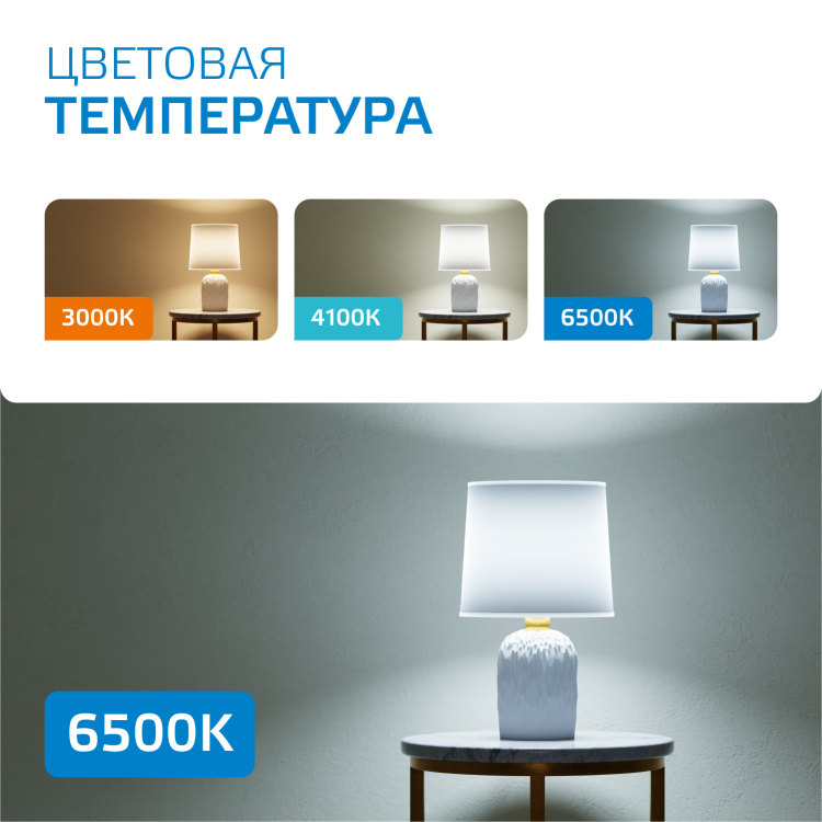 Лампа светодиод. (LED) Груша A67 Е27 35Вт 6500К 2790лм 230В матов. Gauss Elementary