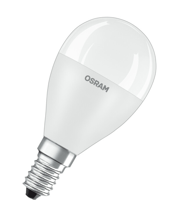 Лампа светодиод. (LED) Шар Е14  8Вт 4000К 806лм 230В матов. OSRAM