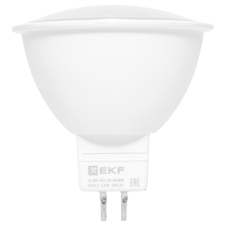 Лампа светодиод. (LED) MR16 GU5.3 Wi-Fi+BLE димм. 4,5Вт RGBW 2700-6500К 350лм 230В EKF