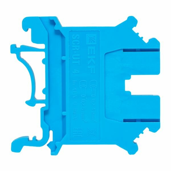 Клеммная колодка винтовая 4 UT синяя EKF