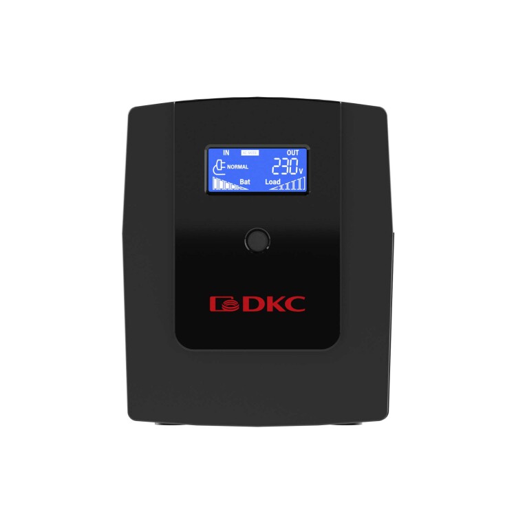 ИБП  line-interactive с АКБ 1500ВА/900Вт Info 1500 LCD, 3xSchuko, USB + RJ45, LCD, 2x8Aч