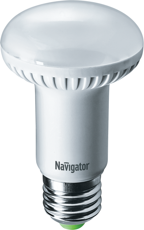 Лампа светодиод. (LED) R63 Е27  8Вт 2700К 600лм 230В матов. Navigator