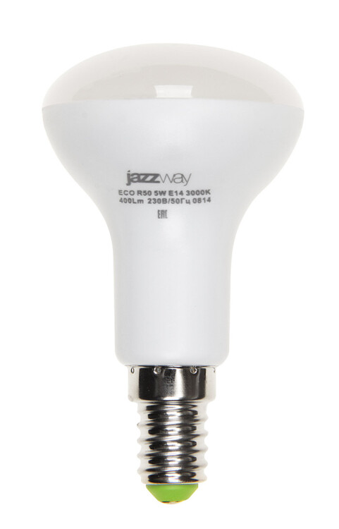 Лампа светодиод. (LED) R50 Е14 5Вт 3000К 400лм 230В матов. Jazzway