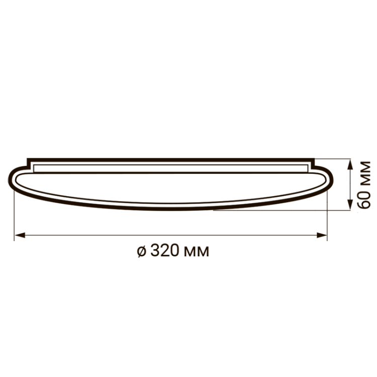 Светильник настенно-потолочный (LED) 32 Вт 6500К IP20 круг бел Starway-2 jazzway