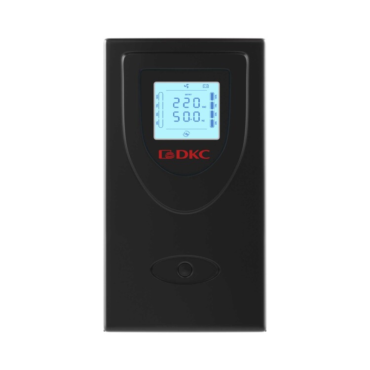 ИБП  line-interactive с АКБ 2000ВА/1200Вт Info 2000 LCD, 2xIEC C13, 2xSchuko, USB + RJ45, LCD, 4x9Aч