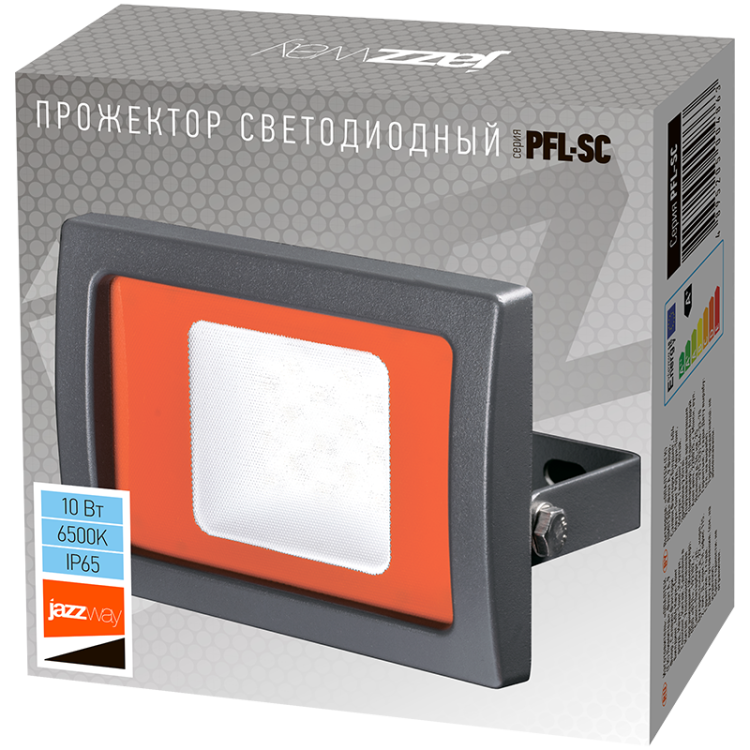 Прожектор (LED) 10Вт  850лм 6500К IP65 сер. Jazzway