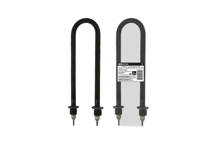 ТЭН для нагрев. и кипяч. воды и раств-в U-обр. 2.5кВт 60см со штуцерами TDM