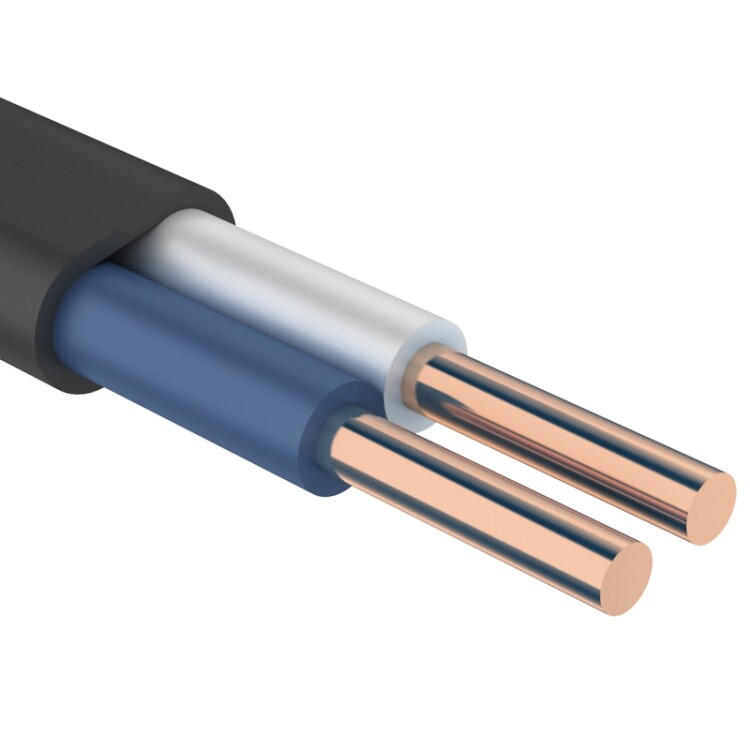 Кабель медный силовой ВВГ-Пнг(А)-LS   2х1,5 ок(N)-0,66  [20м - БУХТА]