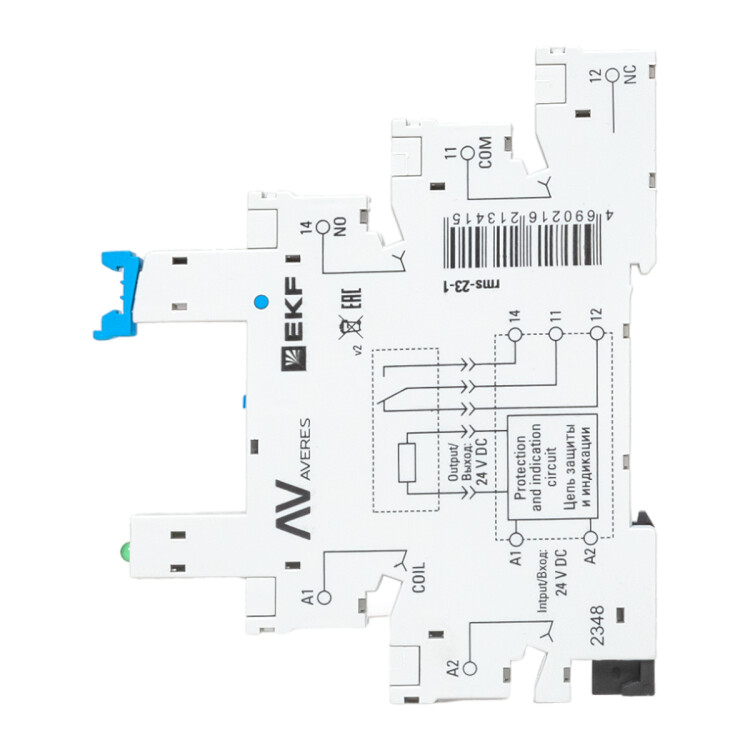 Разъем для реле РM slim 23/1 EKF AVERES для реле 1230388