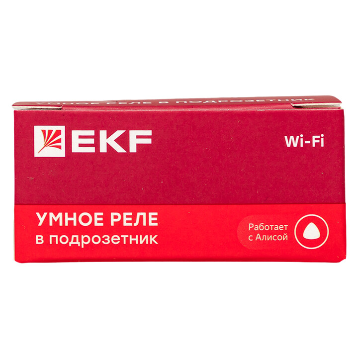 Реле умное Wi-Fi в подрозетник 2-канальное EKF Connect