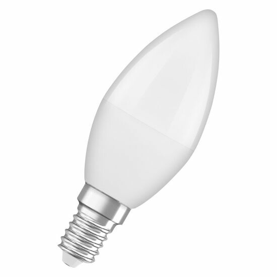 Лампа светодиод. (LED) Свеча Е14  3,3Вт 2700К 250лм 230В матов. OSRAM