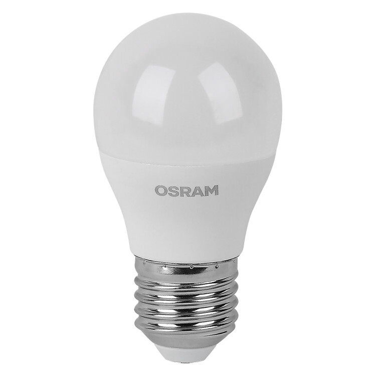 Лампа светодиод. (LED) Шар Е27 10Вт 4000К 800лм 230В матов. Black OSRAM