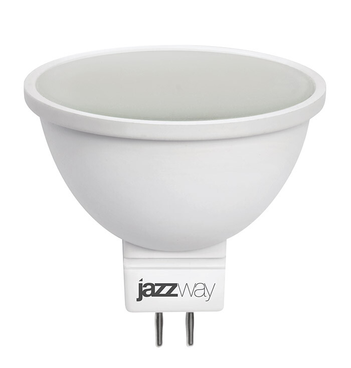 Лампа светодиод. (LED) MR16 GU5.3  7Вт 3000К 520лм 230В матов. Jazzway