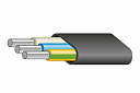 Кабель алюминиевый силовой АВВГ-П      3х4 ок(N,PE)-0,66