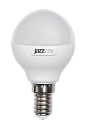 Лампа светодиод. (LED) Шар Е14  9Вт 3000К 820лм 230В матов. Jazzway