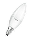 Лампа светодиод. (LED) Свеча Е14  5,5Вт 4000К 470лм 230В матов. OSRAM