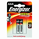 Эл-т питания щелочной LR03 (ААА, 286) 1,5В (уп.=2 шт.) MAX Energizer