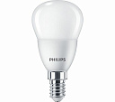 Лампа светодиод. (LED) Шар Е14  5Вт 2700К 500лм 230В матов. Philips