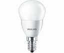 Лампа светодиод. (LED) Шар Е14  6,5Вт 2700К 620лм 230В матов. Philips