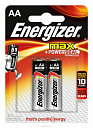 Эл-т питания щелочной LR6 (АА, 316) 1,5В (уп.=2 шт.) MAX Energizer