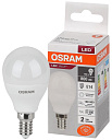 Лампа светодиод. (LED) Шар Е14 10Вт 4000К 800лм 230В матов. OSRAM