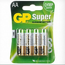 Эл-т питания щелочной LR6 (АА, 316) 1,5В (уп.= 4шт.) Super GP BATTERIES