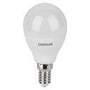 Лампа светодиод. (LED) Шар Е14 10Вт 3000К 800лм 230В матов. Black OSRAM