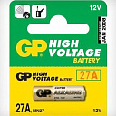 Эл-т питания щелочной 27A (L828, GP27A) 12В (уп.= 1шт.) GP BATTERIES