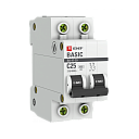 Выключатель автомат. 2-пол. (2P)  25А C  4,5кА ВА47-29 Basic EKF