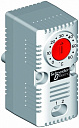 Термостат 0...60С  IP30 1НЗ, 10А  на обогрев