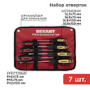 Набор отверток 7 предметов (Крестовые и Шлицевые)  Rexant-Наборы отвёрток - купить по низкой цене в интернет-магазине, характеристики, отзывы | АВС-электро